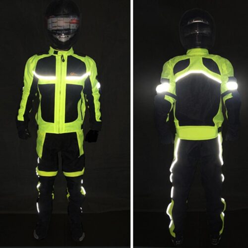 Chaqueta de motociclista reflectante de alta calidad para hombre y mujer - Imagen 17