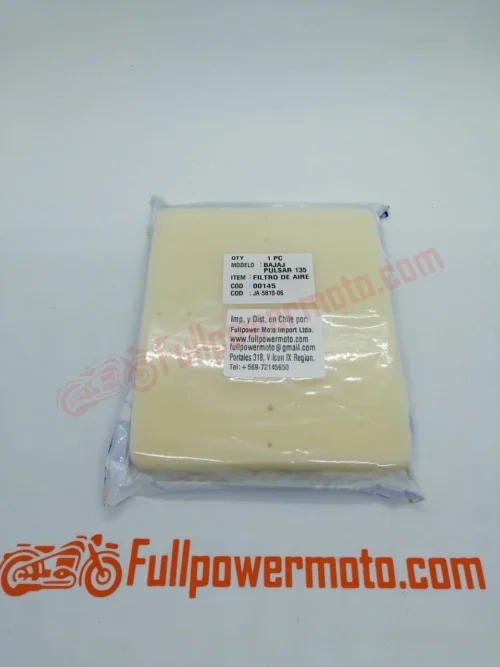 Bajaj Pulsar 135 Air Filter. Endurix COD: 0145