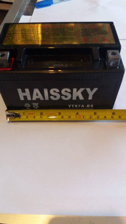 BATERIA MOTO YTX7A-BS. Haissky. Alta Calidad. COD: 0256 - Imagen 2
