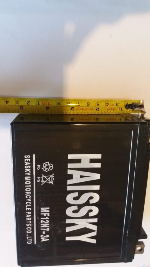 BATERIA MOTO 12N7-3A. Haissky. Alta Calidad COD:0258 - Imagen 4