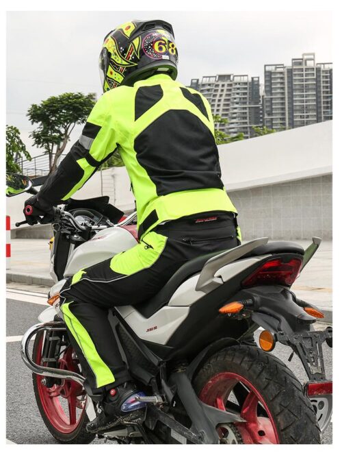 Chaqueta de motociclista reflectante de alta calidad para hombre y mujer - Imagen 19