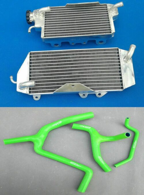 Radiador y manguera de silicona para Kawasaki KXF450, 2009, 2015-2013 - Imagen 4