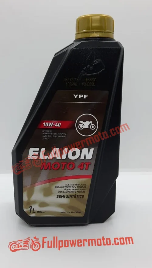 Semi Synthetic Motorcycle Oil YPF Elaion 10w40 4t. COD: 7696