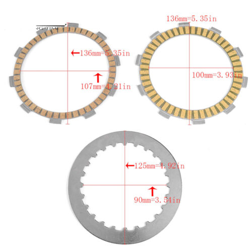 Set Discos de embrague para Honda NT650, Deauville 1998-2005, XL650V, Transalp 650, 2000-2007, XRV650, Africa Twin, 1988-1989 - Imagen 5