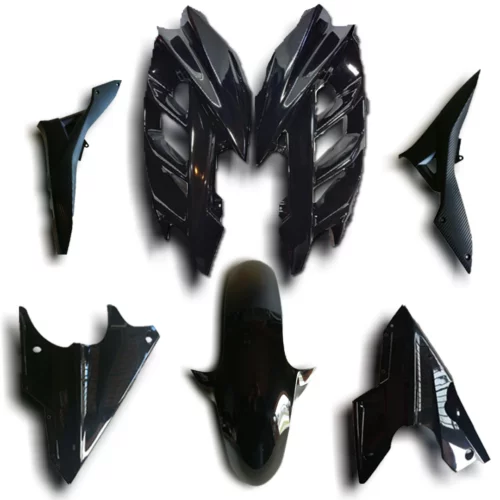KIT PLASTICOS R15 NEGRO. COD:0900