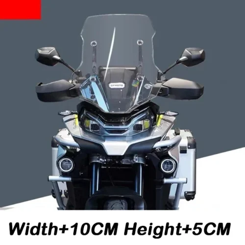 Parabrisas deportivo delantero con aumento de altura. CFMOTO 800MT MT800 - Imagen 9