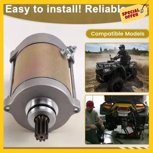 A10U-Starter Motor With Relay For Cfmoto Cforce 400 , Cforce Zforce Uforce 500 , Cforce 600 , 0GR0-091100