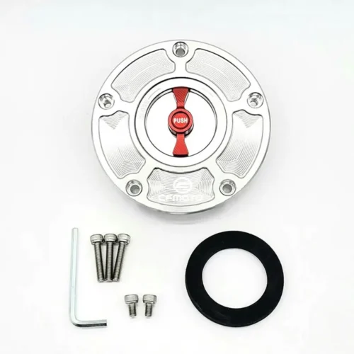 Tapa de tanque de combustible de aluminio sin llave CFMOTO 800MT, 650NK, 400GT, 400NK, 450NK, 250NK, 450SR, 250SR - Imagen 27