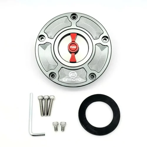 Tapa de tanque de combustible de aluminio sin llave CFMOTO 800MT, 650NK, 400GT, 400NK, 450NK, 250NK, 450SR, 250SR - Imagen 28
