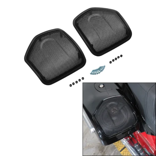 Alforja con tapa de altavoz MOTO Indian Springfield Dark Horse 2019, Chieftain Limited Challenger 2020, Pursuit Elite