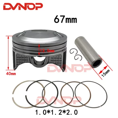 Kit Pistón Cilindro, 67mm LONCIN RE250 CRF230 GP250 CB250 - Imagen 4