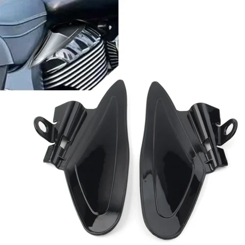 2Pcs Motorbike Saddle Shields Heat Deflectors For Indian Chief Chieftain Roadmaster 2014 2015 2016 2017 2018 2019 2020 2021 2022 - Imagen 8