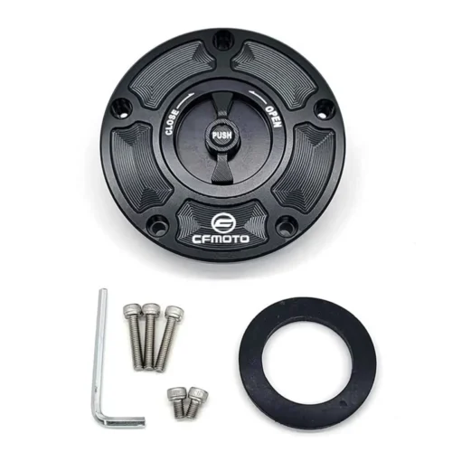 Tapa de tanque de combustible de aluminio sin llave CFMOTO 800MT, 650NK, 400GT, 400NK, 450NK, 250NK, 450SR, 250SR - Imagen 23
