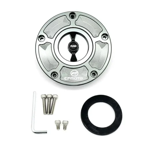 Tapa de tanque de combustible de aluminio sin llave CFMOTO 800MT, 650NK, 400GT, 400NK, 450NK, 250NK, 450SR, 250SR - Imagen 25