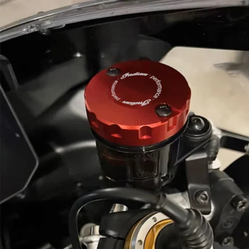 Tapa de depósito líquido de freno delantero y trasero CNC Indian FTRX100 FTR1200 FTR X100 1200 2019-2024+ - Imagen 3