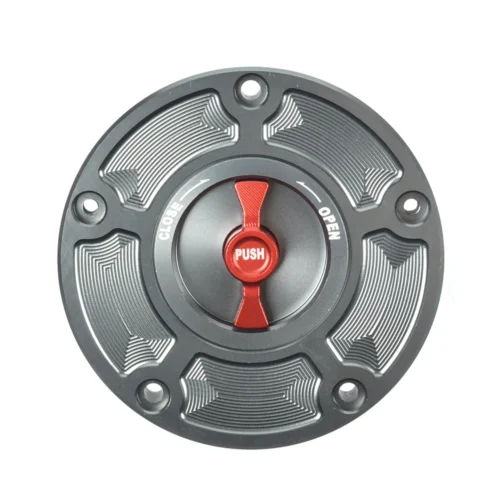 Tapa de tanque de combustible de aluminio sin llave CFMOTO 800MT, 650NK, 400GT, 400NK, 450NK, 250NK, 450SR, 250SR - Imagen 9