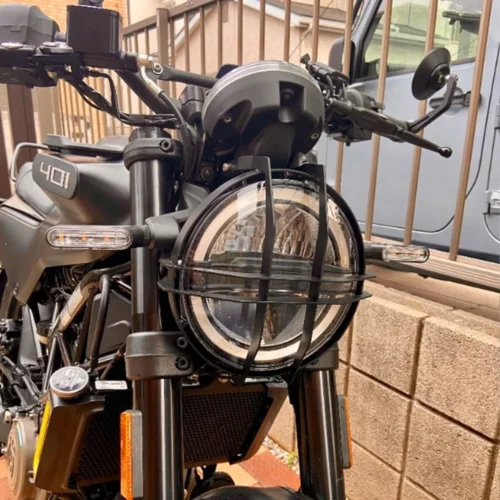 Cubierta de rejilla protectora para faro de motocicleta Svartpilen401 Svartpilen250 para Husqvarna Svartpilen 401 Svartpilen 250 2017- 2023   4.9 - Imagen 2