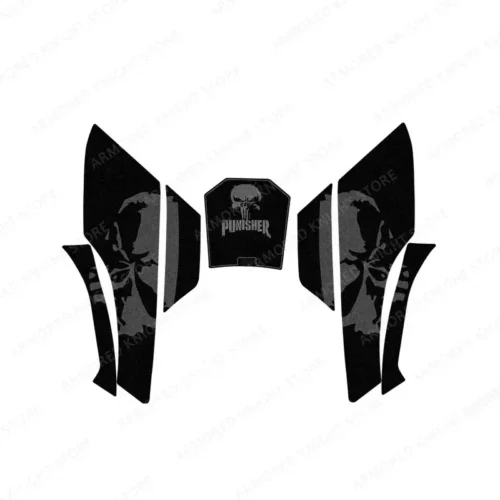 Stiker Antideslizante para plásticos laterales CFMOTO 450MT 450 MT 2024 - Imagen 2
