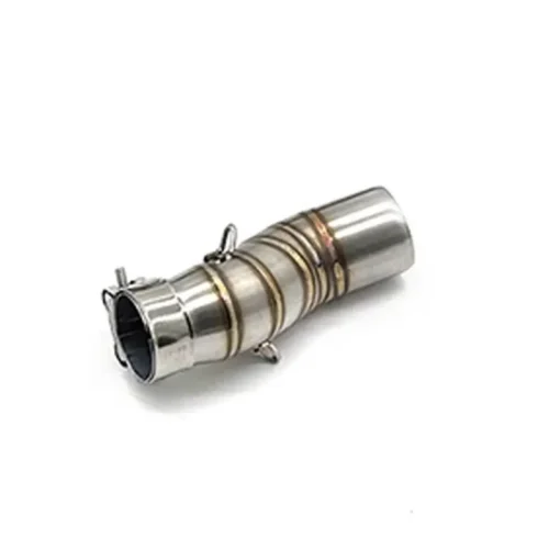 450-MT Slip On Tube Motorcycle Exhaust Escape Systems Modify 51mm Interface Mid Link Pipes Fit For CFMOTO 450MT 450 MT 2023 2024 - Imagen 5