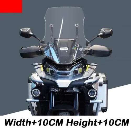 Parabrisas deportivo delantero con aumento de altura. CFMOTO 800MT MT800 - Imagen 7