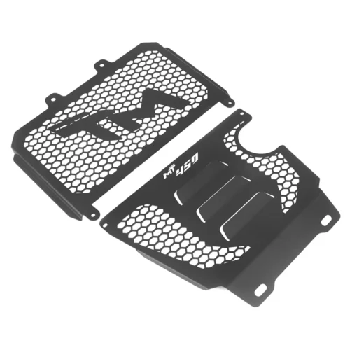 Nuevo para CFMOTO 450MT MT450 450 MT 450 2023-UP motor de motocicleta tanque de agua radiador parrilla enfriador de aceite cubierta protectora - Imagen 6