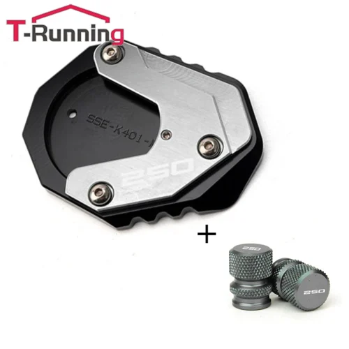 Extensión de pie lateral para motocicleta, tapas de válvula de neumático, placa de soporte, para Husqvarna Svartpilen 401, 250, VITPILEN 401, 2018-2022 - Imagen 23