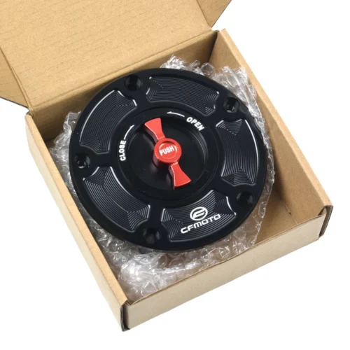 Tapa de tanque de combustible de aluminio sin llave CFMOTO 800MT, 650NK, 400GT, 400NK, 450NK, 250NK, 450SR, 250SR - Imagen 6