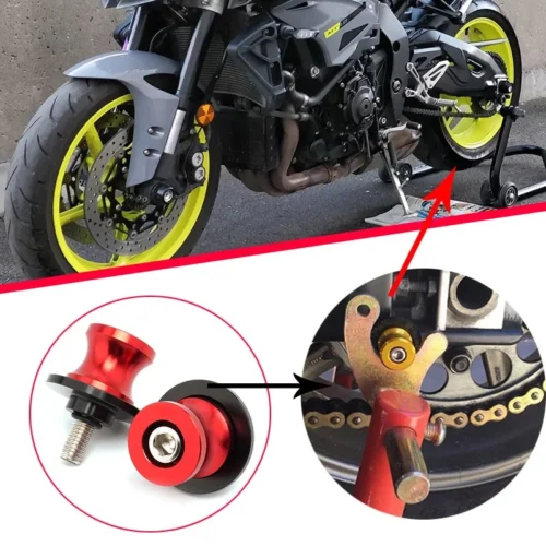 Carretes basculantes para Husqvarna Svartpilen 2023, 125, 250, 401, tornillo de soporte deslizante, pernos de 10MM, accesorios de motocicleta CNC - Imagen 3