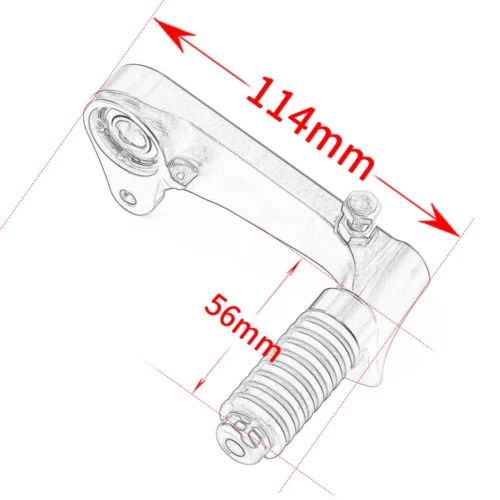 Palanca de cambio para Husqvarna 125, 200, 250, 401, universal, 2018-2023, accesorios para motocicleta, de aluminio CNC, color negroalu - Imagen 9