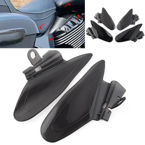 2Pcs Motorbike Saddle Shields Heat Deflectors For Indian Chief Chieftain Roadmaster 2014 2015 2016 2017 2018 2019 2020 2021 2022