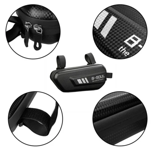 Bolsa de herramientas Motocicleta CFmoto 800MT, MT800, 650M resistente al agua, carcasa rígida, triangular, lateral. - Imagen 3