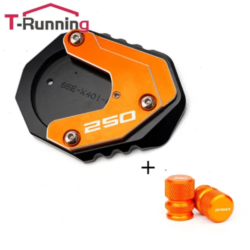 Extensión de pie lateral para motocicleta, tapas de válvula de neumático, placa de soporte, para Husqvarna Svartpilen 401, 250, VITPILEN 401, 2018-2022 - Imagen 20