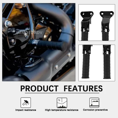 Reposapiés/pedal para motocicleta Indian Super Chief Bobber Dark Horse Sport - Imagen 2