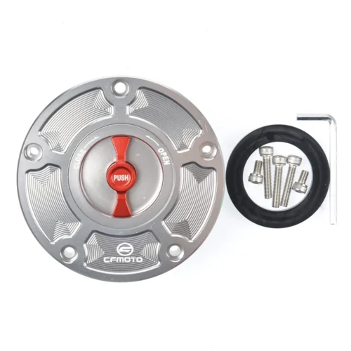 Tapa de tanque de combustible de aluminio sin llave CFMOTO 800MT, 650NK, 400GT, 400NK, 450NK, 250NK, 450SR, 250SR - Imagen 13