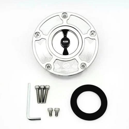 Tapa de tanque de combustible de aluminio sin llave CFMOTO 800MT, 650NK, 400GT, 400NK, 450NK, 250NK, 450SR, 250SR - Imagen 26