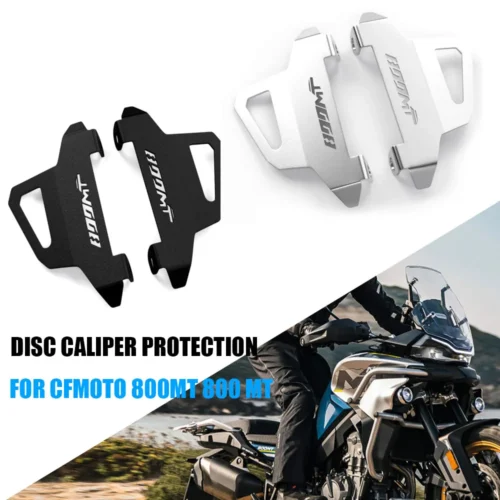 Pinza de freno de disco de rueda delantera de motocicleta  placa de protección, accesorios de montaje para CFMOTO 800MT 800 MT - Imagen 7